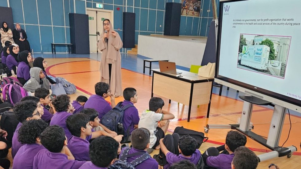 Secondary Students Launch the OCA Walkathon at Ellesmere Muscat